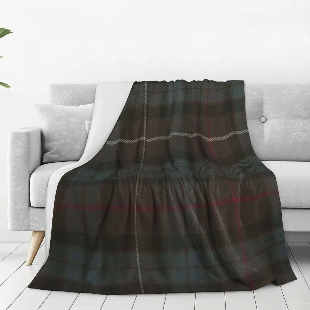 Clan Fraser Hunting Tartan Blanket Flannel Super Soft Throw Blankets Sofa Throw Blanket For Couch Office Throws Bedspread Quilt