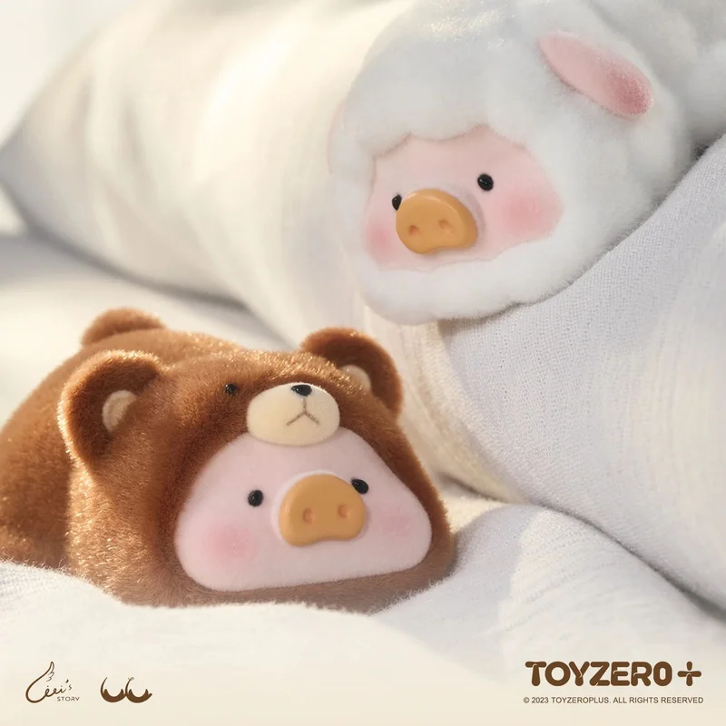 

Genuine Lulu the Piggy Pig Bear&Pig Sheep Party Set Hanging Card Trendy Play Cute Ornament Birthday Gift Decor Friends Couples