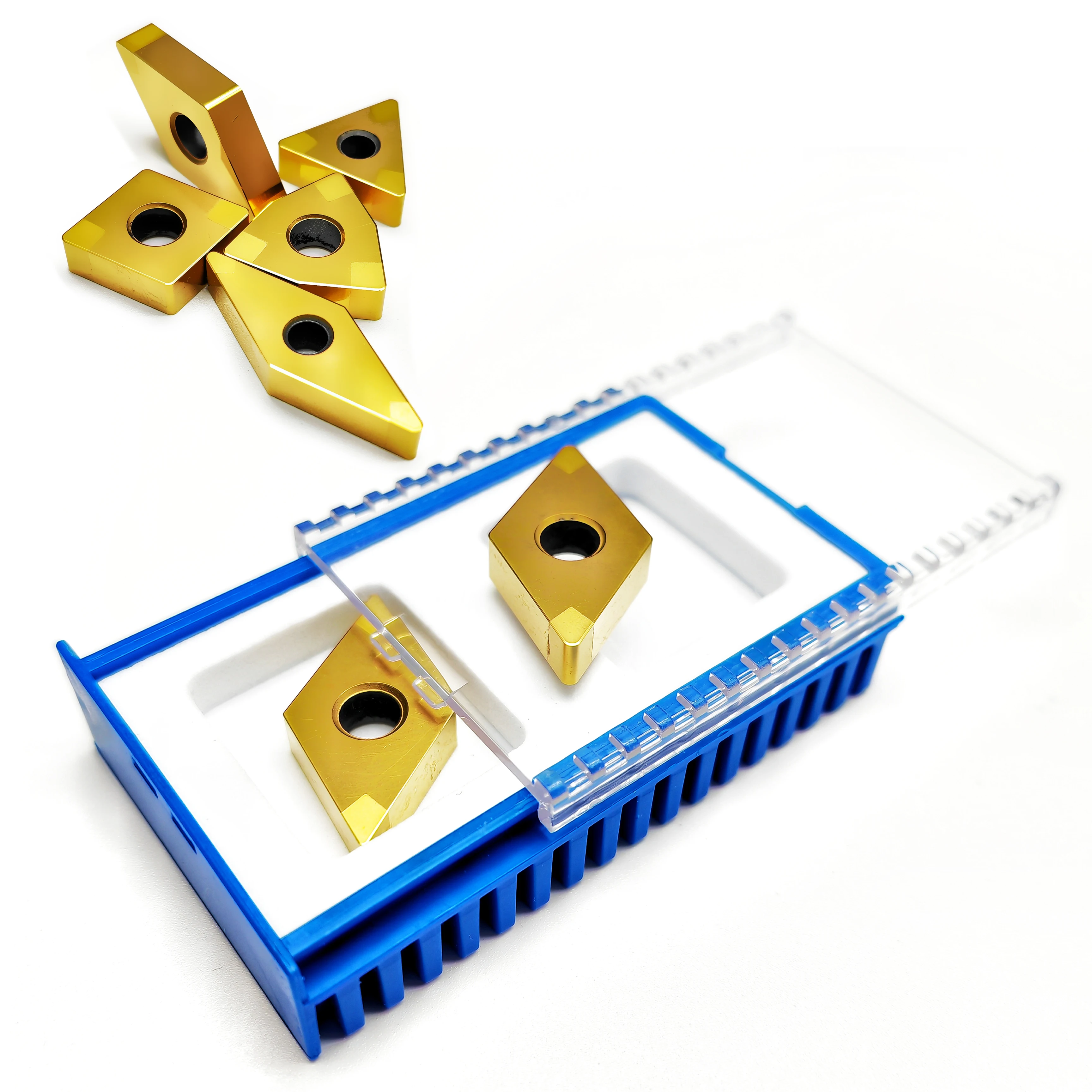 

CBN TNMG DNMG WNMG VNMG CNMG High-hardness gold-coated material tools, used for processing hard steel and quenched steel