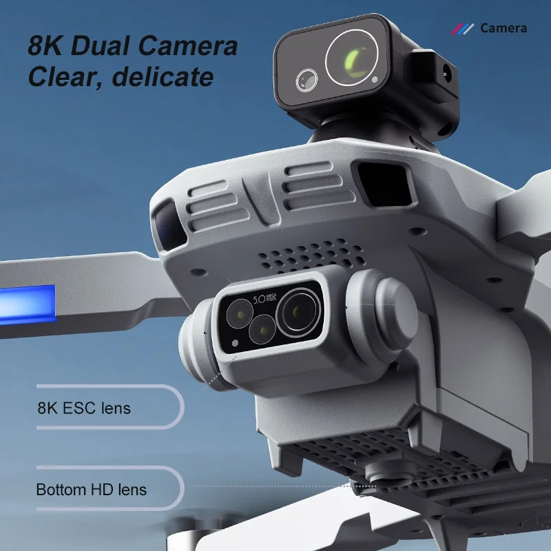 4DRC Drone 8K Professional HD Camera Drones  GPS Return 5G WIFI FPV UAV with Screen Remote Control RC Quadcopter Dron F8 PRO/MAX