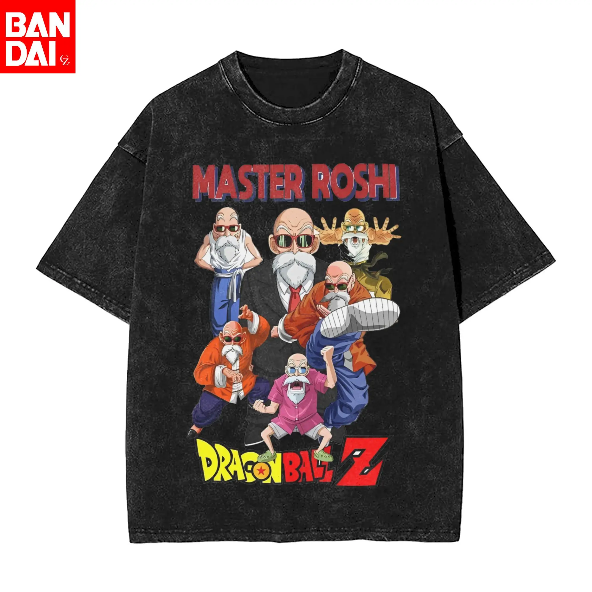 Camiseta con estampado de la portada de Anime Dragon Ball, con la imagen de Little Goku y Bulma, para hombre y mujer, informal, de manga corta, de algodón, estilo vintage, holgada.
