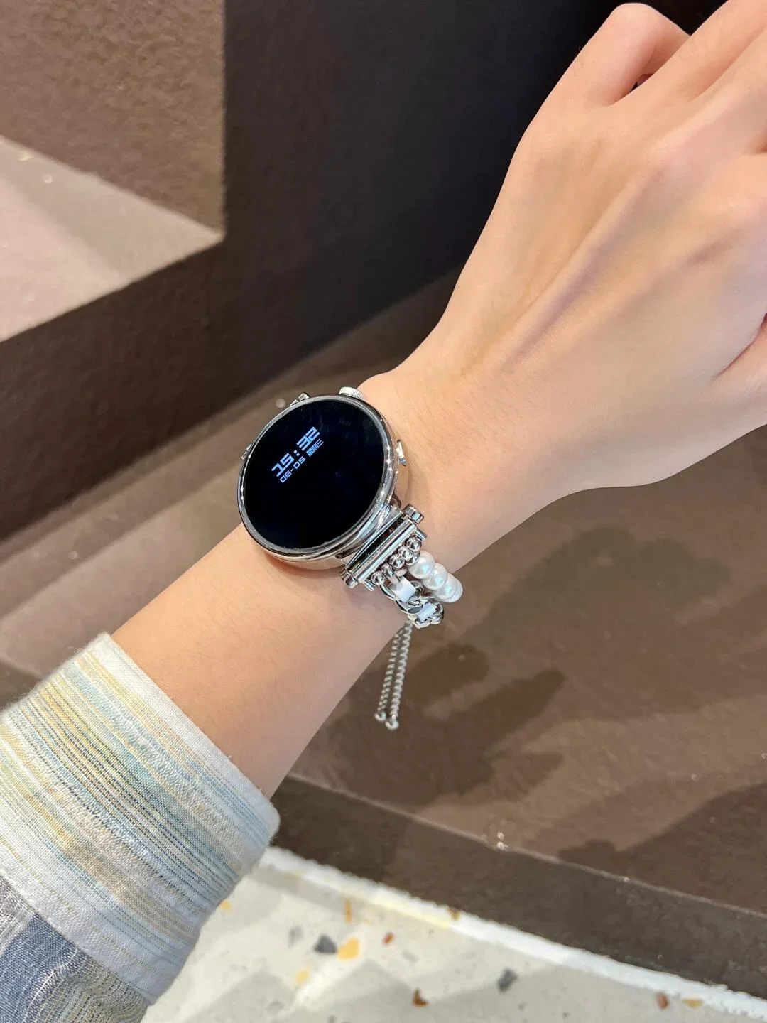 

women 20mm small fragrance chain strap Excellent for Samsung Galaxy Watch 7 FE 5 Pro 4 6 44mm 40mm bracelet correa metal