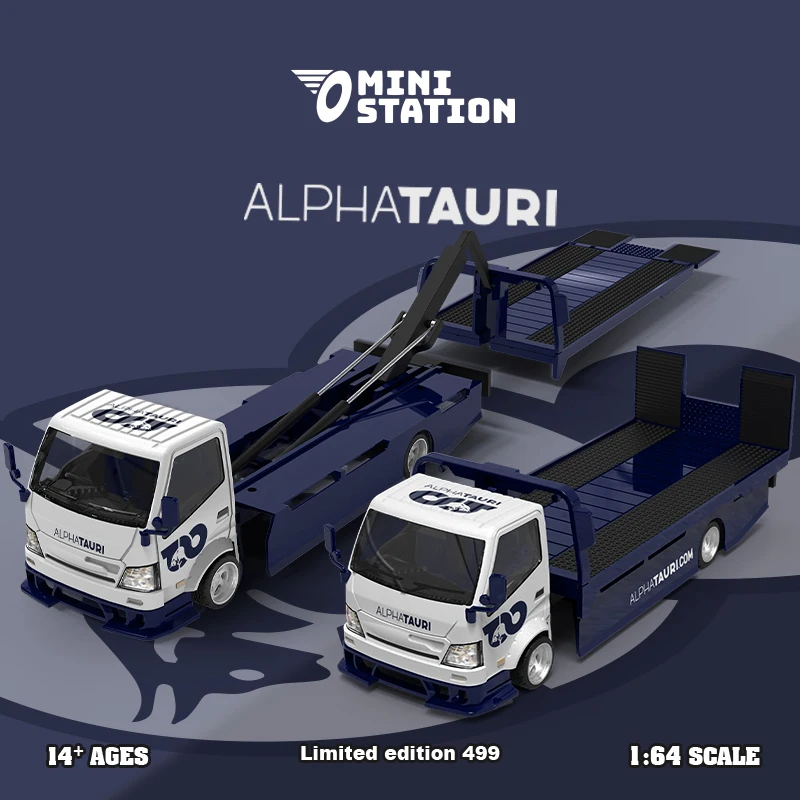 

Pre-sale *MiniStation 1:64 Trailer H300- Alpha Bull painted Alloy car model - shipped in December