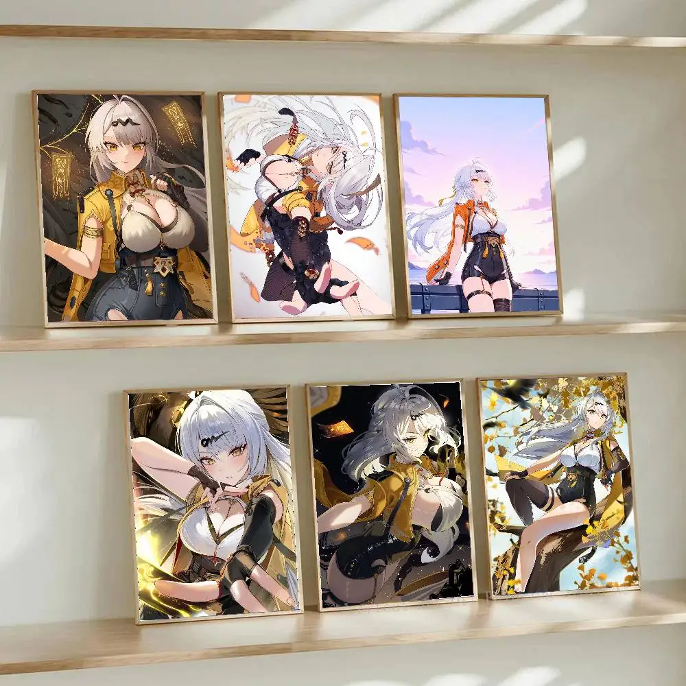 Yixuan Game Anime Z-zzz Posters Living Room Bar Cafe Quality Canvas Vintage Style Comics Painting Art Home Wall Decor Picture