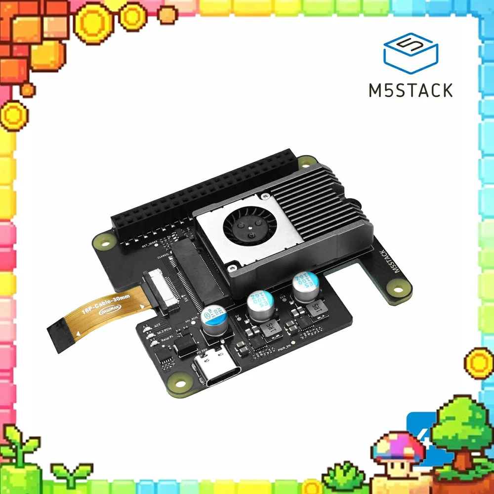 M5Stack AI-8850 LLM Acceleration M.2 Kit 4GB AX8850 Edge AI Computing Module for Local AI Inference