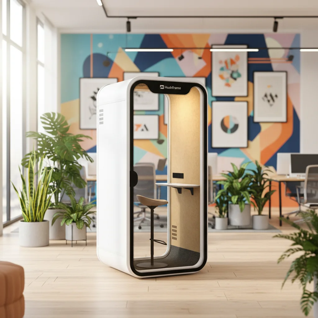Hot Sale Office Space Noise Pollution Modular Acoustic Smart Soundproof Booth Warehouse Soundproof Shelter