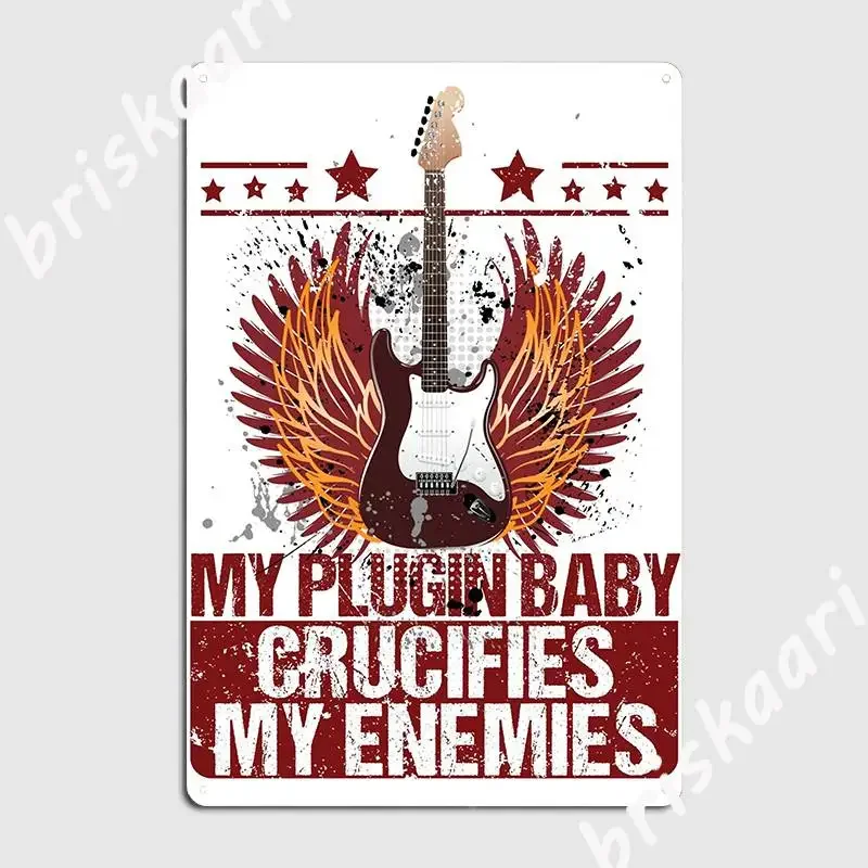 Muse My Plugin Baby Crucifies Poster Metal Plaque Personalized Wall Decor Kitchen Wall Pub Tin Sign Poster