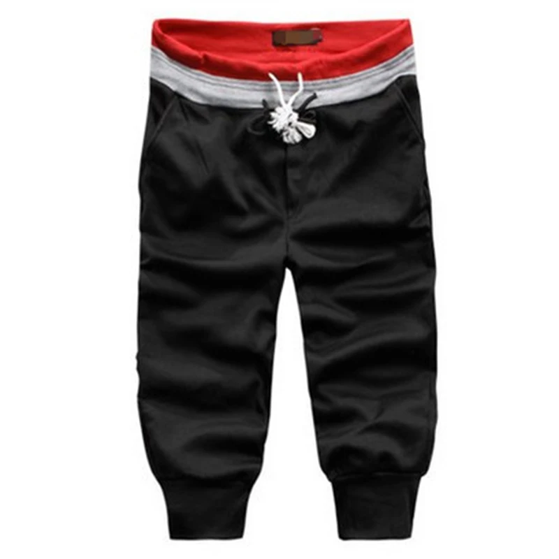 

Men's Casual Pants Summer Quarter Harun Korean Version Slim Fitting Trendy Men's Beach Sports