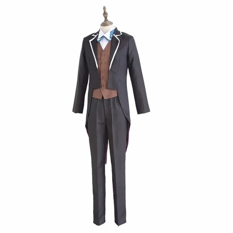 Re Zero Kara Hajimeru Isekai Seikatsu Cosplay Costume Subaru Natsuki Hallowen Swallowtail Full Set Synthetic Wigs Waiter Uni MN9