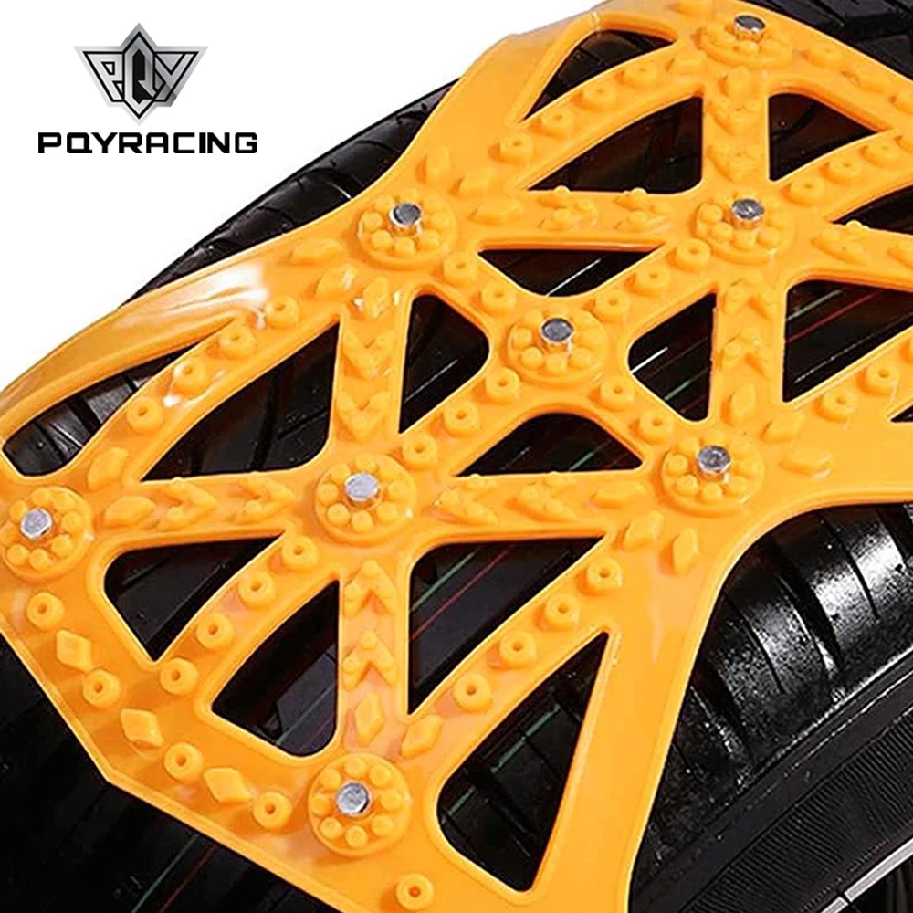 1 Pieces 165-265mm Car Snow Chains TPU Wheel Security Chains Adjustable Snow Tire Chains Belt Emergency Anti-Skid Anti-Slip