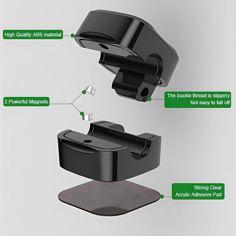 Desk Organisers Magnetic Data Line Memory Organizers Self Magnetism Table Organizer Viscosity Desk Mouse Cable Fixture Storage