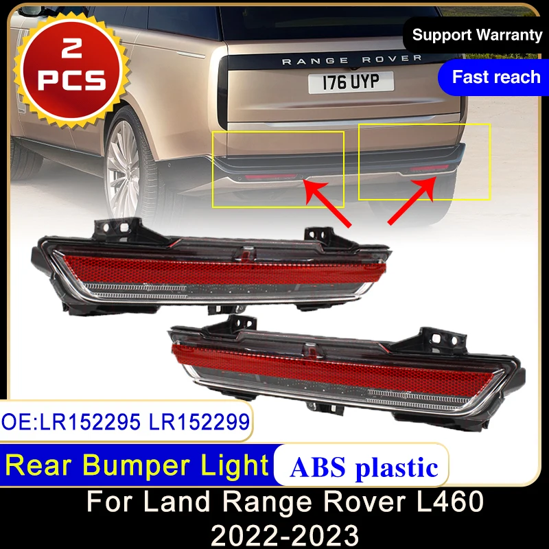 For Land Range Rover L460 2022 2023 LR152295 LR152299 Rear Bumper Reflector Light Brake Stop Turn Signal Warning Lamp Accessorie