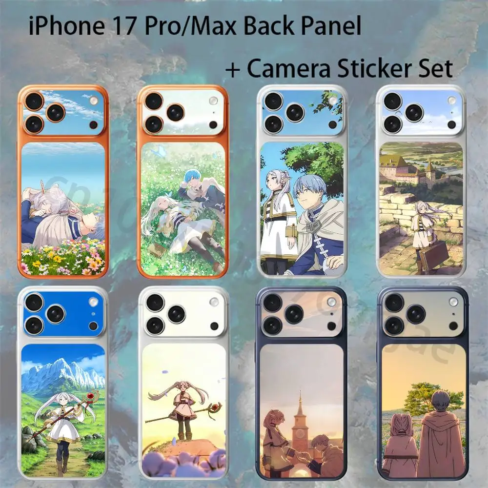 

F-Frieren For iPhone 17 pro Max/17 pro Full Cover Decal Skin Wrap Colorful Rear Protective Sticker Film