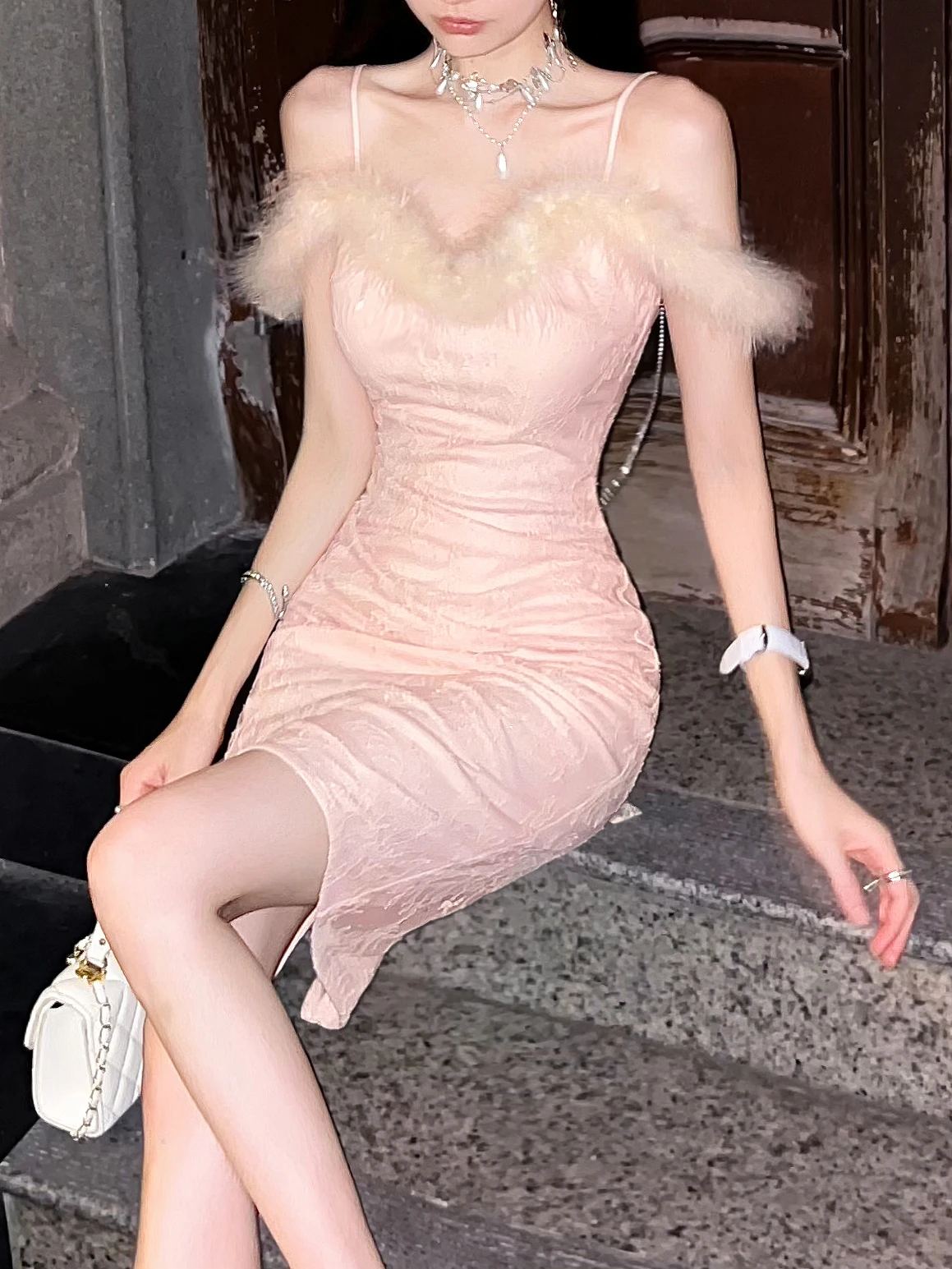 

Женская облегающая юбка BaZong с вышивкой, сексуальная, с высокой талией, на завязках, для свадьбы, вечеринки, свидания, полиэстер