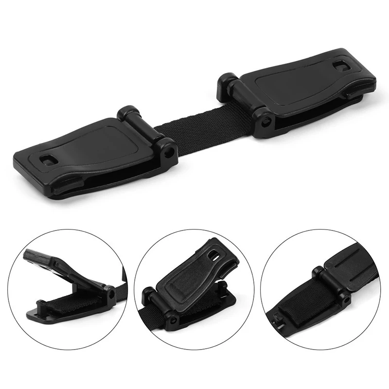 Car Seat Belt Adjustable Strap Highchair Safety Harness Strap Lock Anti Escape Child Baby Chest Clip Travel Car Backpack Clip