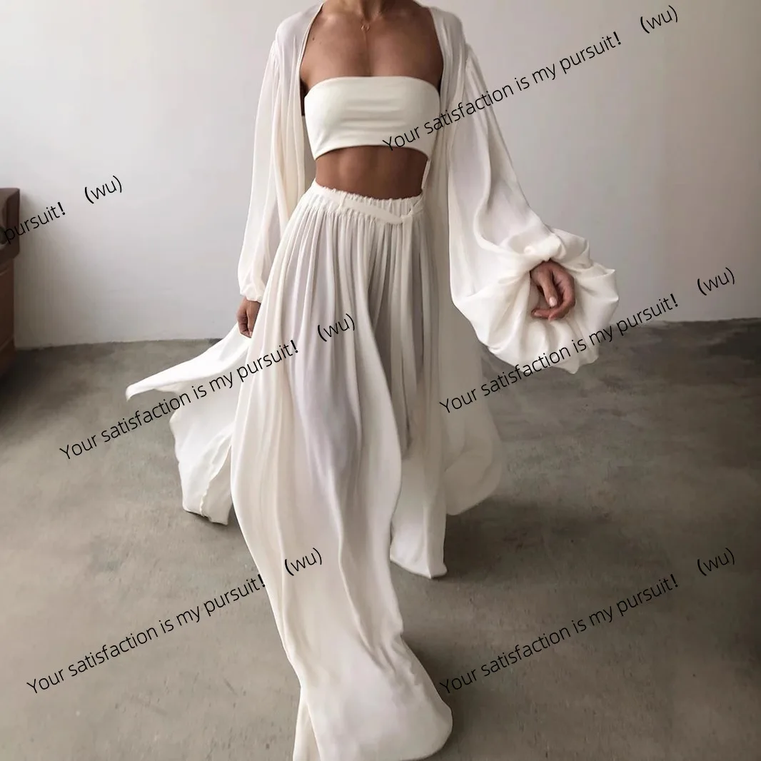 

Новая модная европейская и американская женская одежда, весенне-летнее сексуальное пальто, комплект из 3 предметов