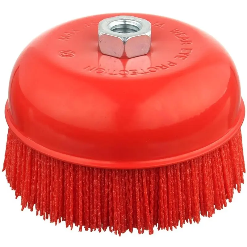 n96r-wire-cup-brush-6-nylon-with-mild-abrasive-quickly-remove-rust-angle-grinder-5-8-inch-11-threaded-arbor