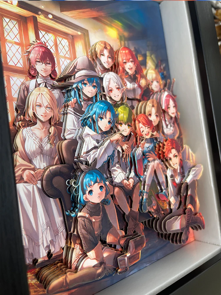 無職転生: 異世界行ったら本気だす 3D デコレーション ファンへのギフト アニメ装飾 誕生日プレゼント 男性 女性向け ユニークなコレクターズアイテム