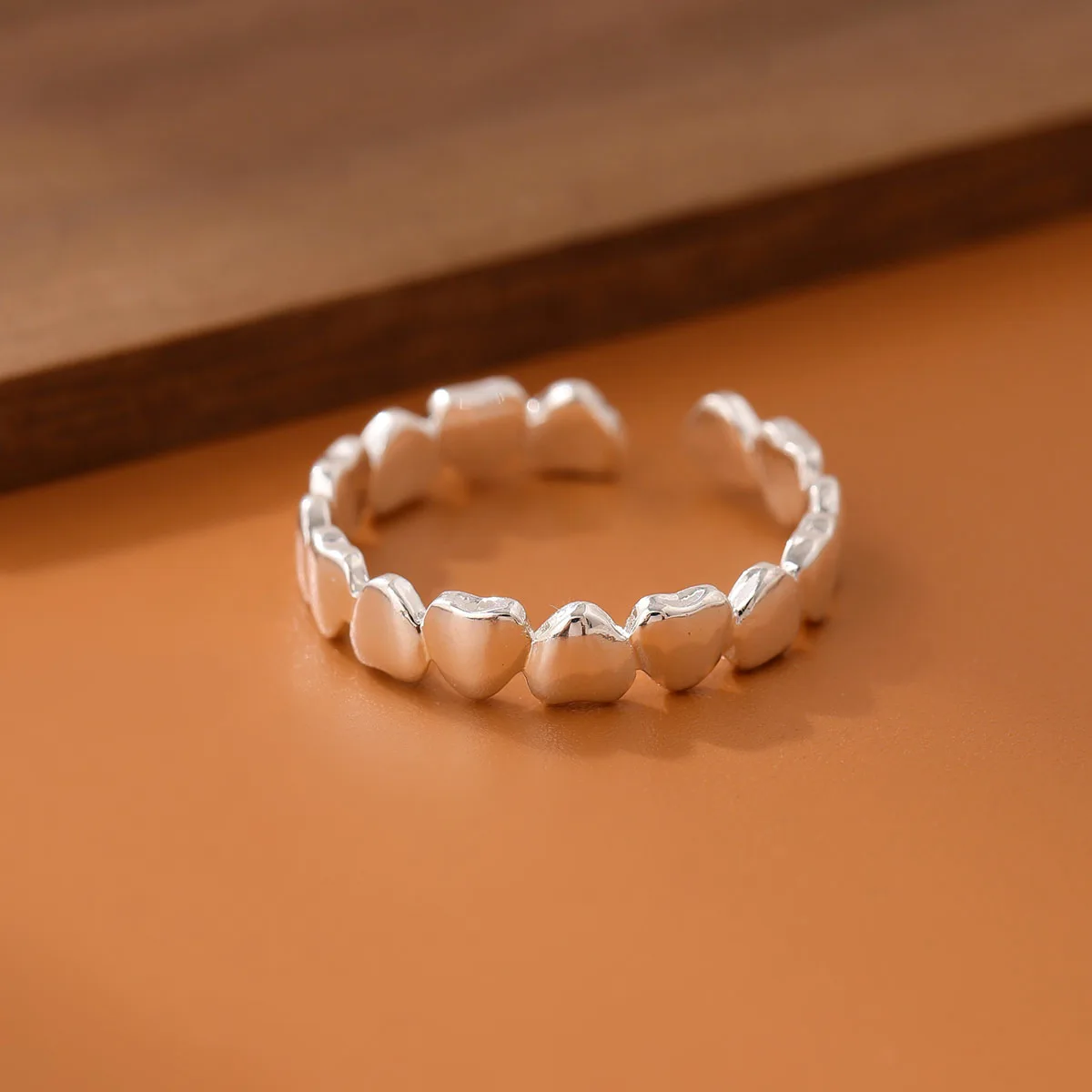 

Новое поступление, простое милое сердце с сердцем, ювелирные изделия из стерлингового серебра 925 пробы, темперамент любви, персиковые популярные открывающиеся кольца R249