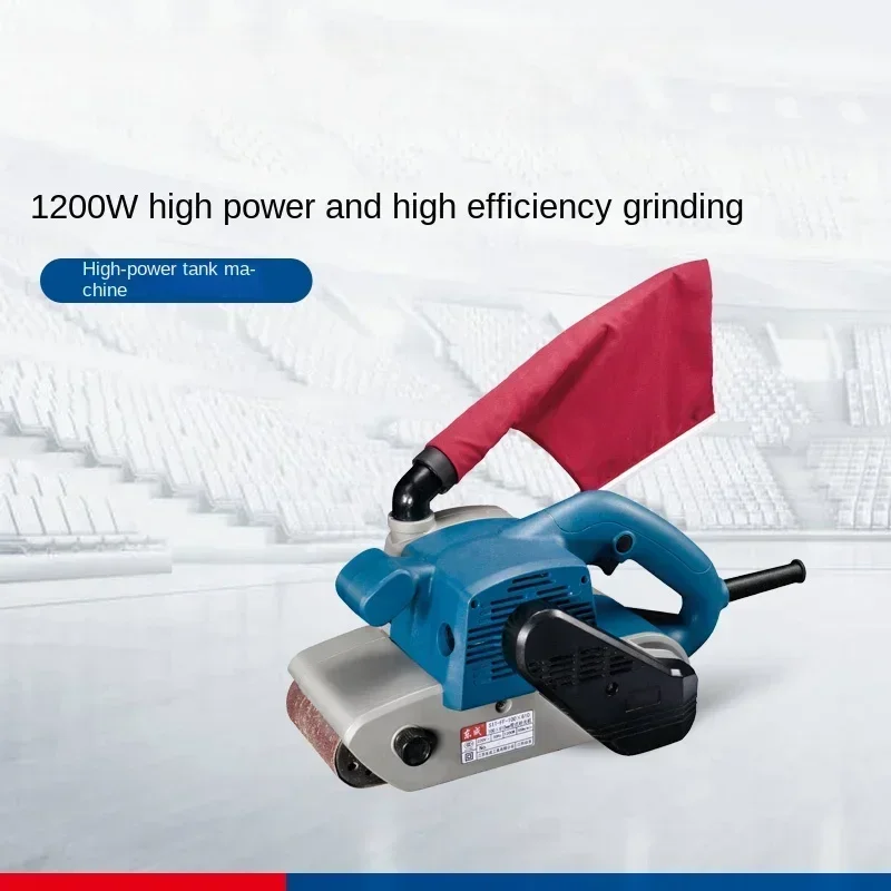 220V Dongcheng Belt Sander for Woodworking and Metalworking, Great for Sanding and Finishing