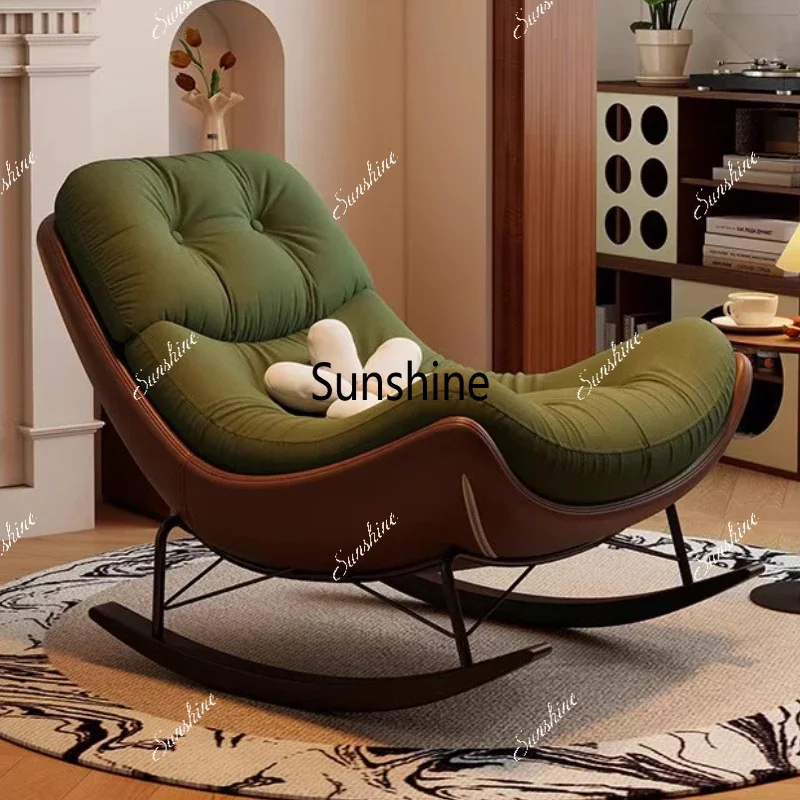 

Leisure New Style Chaise Lounge Flannel PU Leather Makeup Relax Chaise Lounge Comfortable Modern Home Furniture Krzesło Lsyy FT