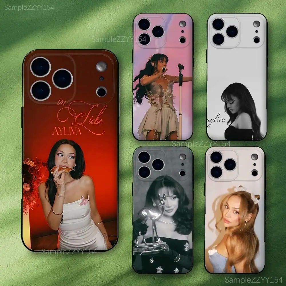 아이리바 인 리베 가수 아이폰 케이스 (아이폰 17, 16, 15, 14, 13, 12, Pro, Max, Plus, E, SE4, Air, Mini) 블랙 소프트 펀다