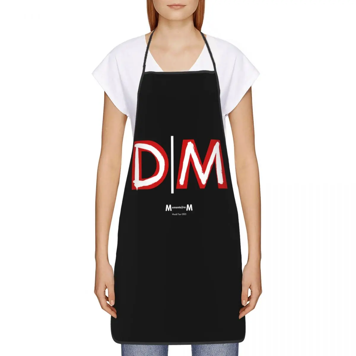 Custom Unisex Electronic Rock Depeche Cool Mode Kitchen Chef Cooking Baking Apron Women Men Tablier Cuisine for Gardening