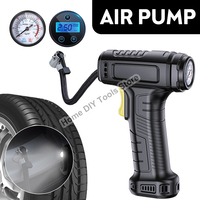 120W Car Air Pump Wireless/Wired Electric Car Tire Inflatable Pump Portable Air Compressor for Tires Digital Auto Tire Inflator