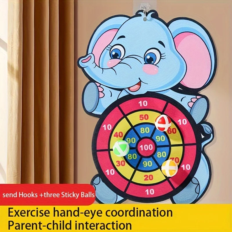 Montessori Lancio Sport Fionda Bersaglio Palla appiccicosa Fionda Giochi di freccette Educativi per bambini Giocattoli sportivi per interni ed esterni