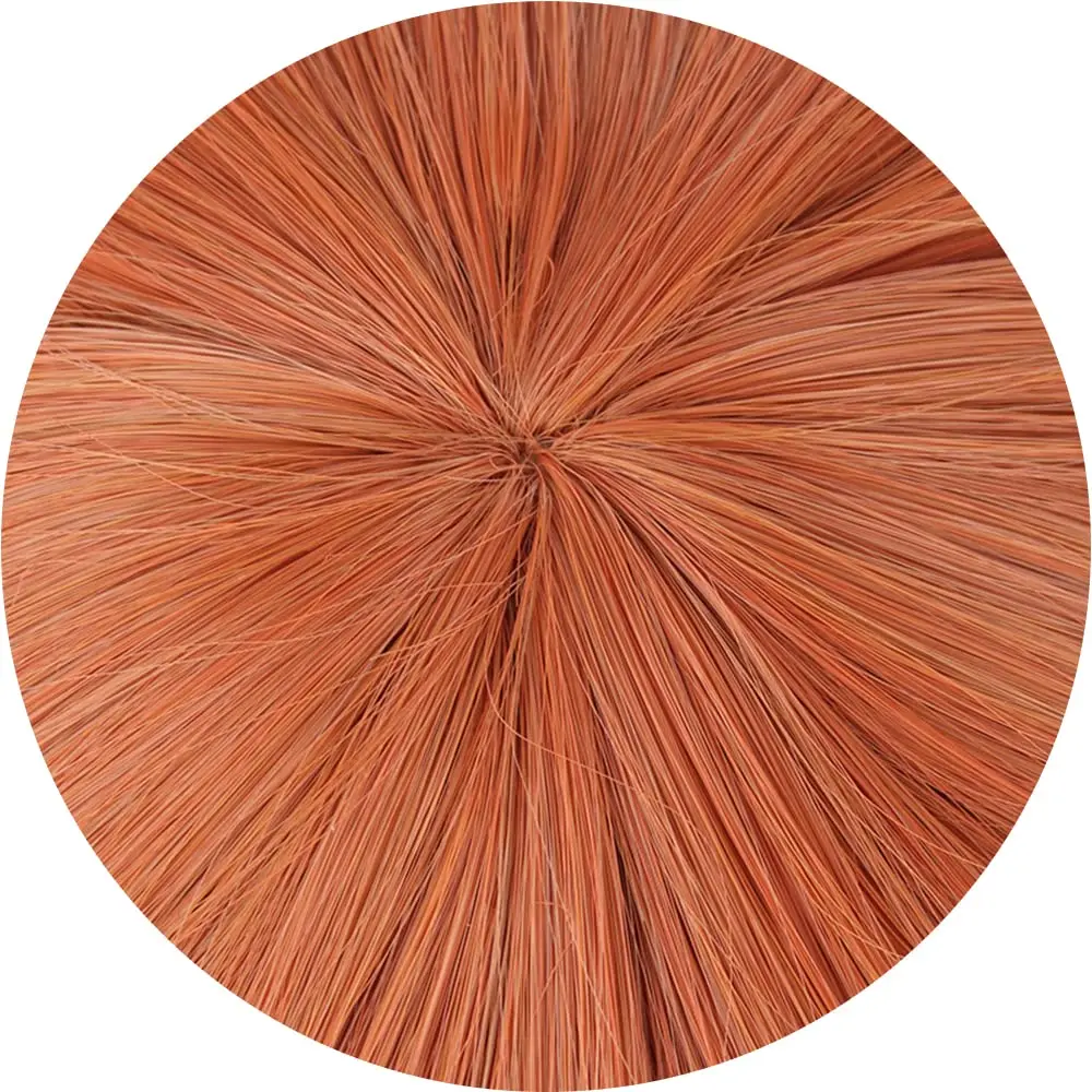 천사 악마 다크 오렌지 코스프레 천사 악마 가발 여자 여자 할로윈 의상 긴 곱슬 가발 파티