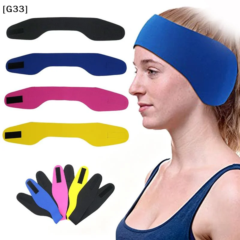 

Adjustable Swimming Ear Band New Neoprene Waterproof Diving Headband Soft Multiple Colors Earplug Water Sports