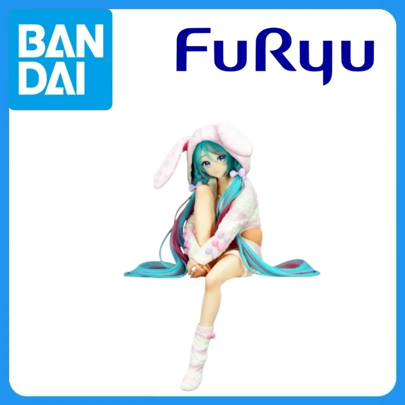 disponibile-originale-furyu-piapro-characters-hatsune-miku-noodle-stopper-figure-usamimi-pajama-anime-figure-garage-kit-model-toys