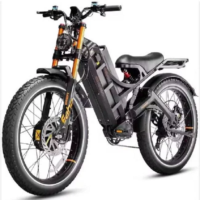

Электрический велосипед 2025 E RIDE PRO-SS 3.0 5000 Вт для взрослых — 50 миль в час, 60 В, 80 Ач, двухмоторный внедорожный велосипед