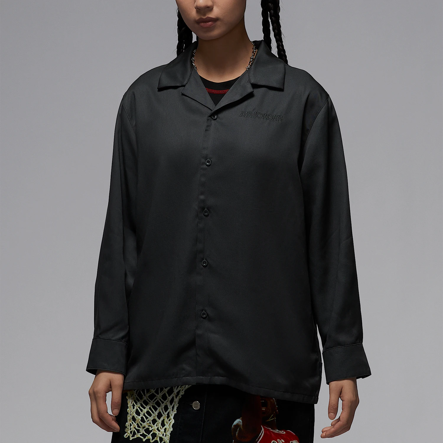 

Nike Official JORDAN Women's Oversized Woven Shirt HJ0021-045