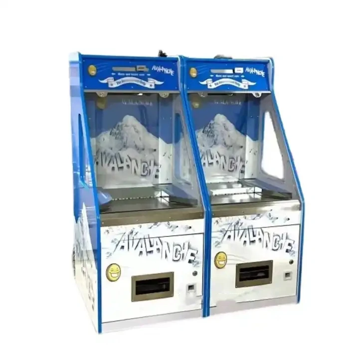 

Мини-аркадный набор толкателей для монет Deluxe Pushin' Prizes Монетный толкатель для четверти Машина для толкателя монет с устройством для смены купюр