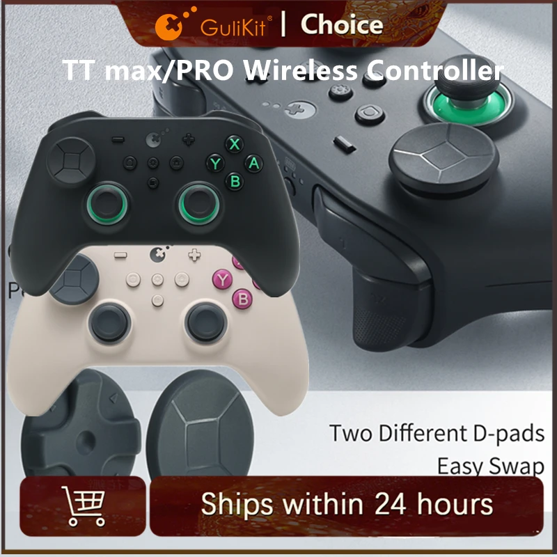 gulikit-para-switch-2-tt-max-pro-control-inalambrico-con-joysticks-tmr-gamepad-para-windows-nintendo-switch-android-ios