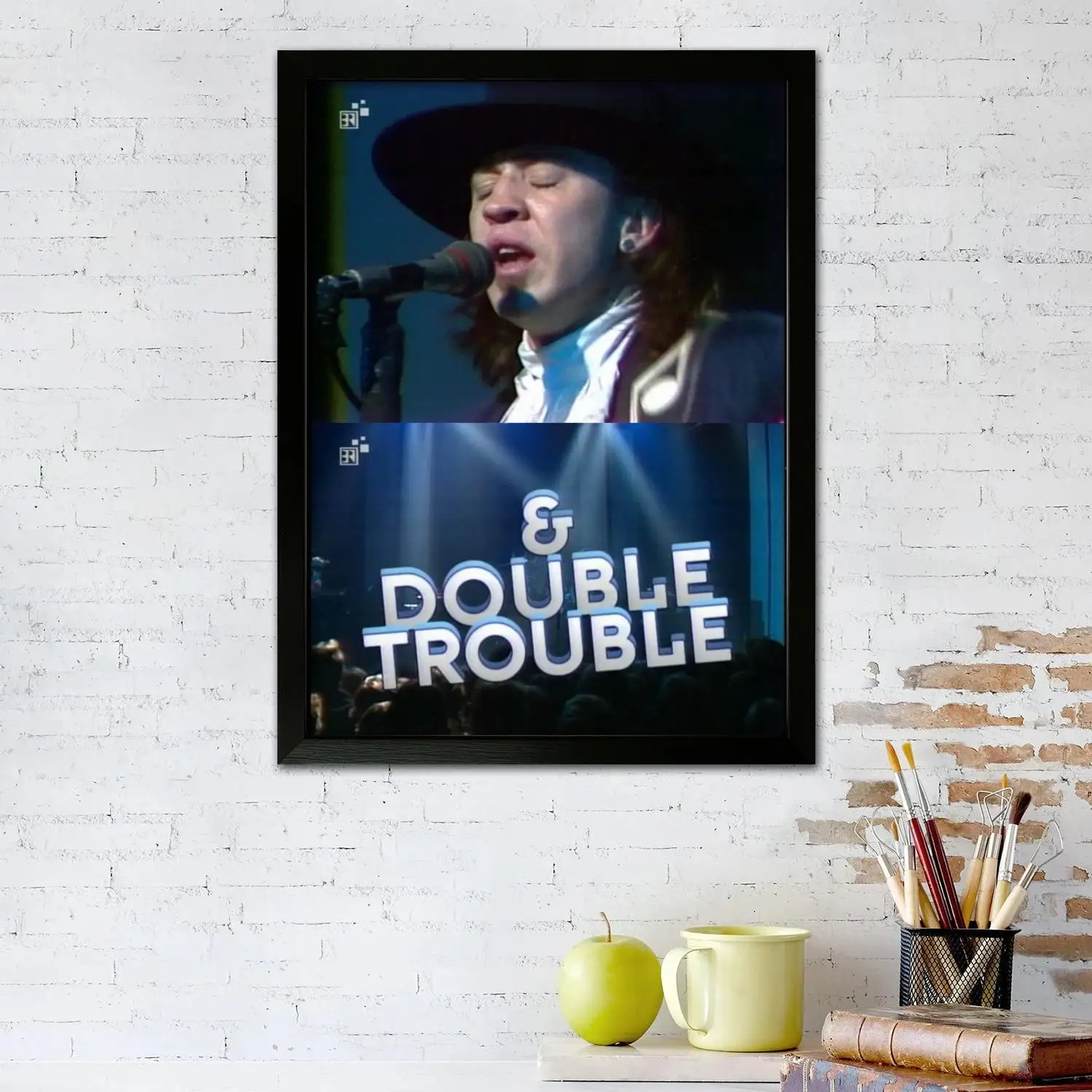 Stevie Ray Vaughan Band Canvas Art Poster and Wall Art, Picture Print, Modern Family, Bedroom Decor, Posters,Decorative painting