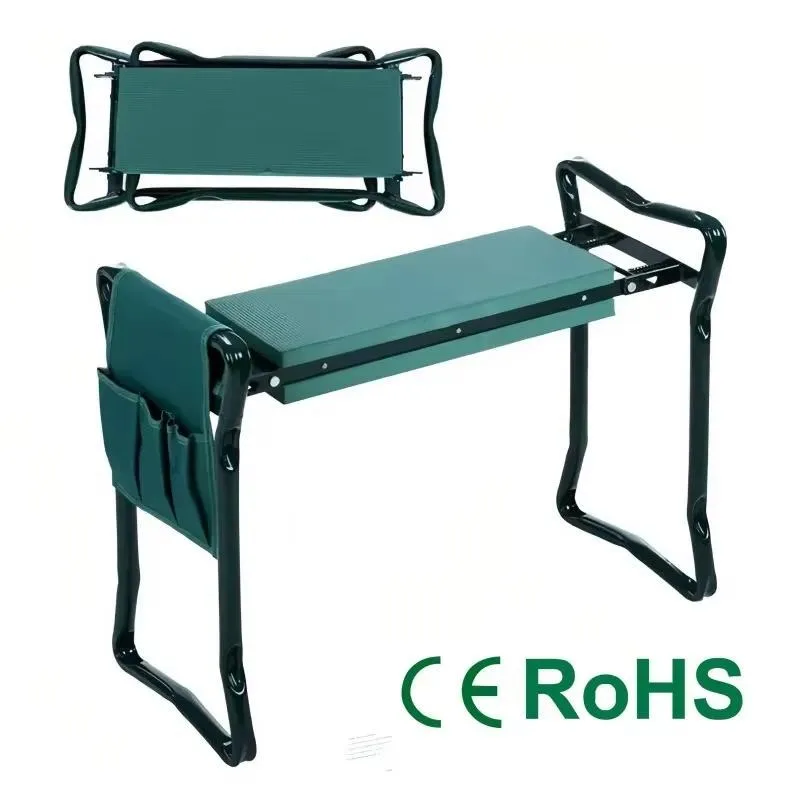 Outdoor Garden Kneeler Bench Portable Kneeler Chair Gardening Multi-functional Folding Kneeling Stool Garden Kneeling Stool