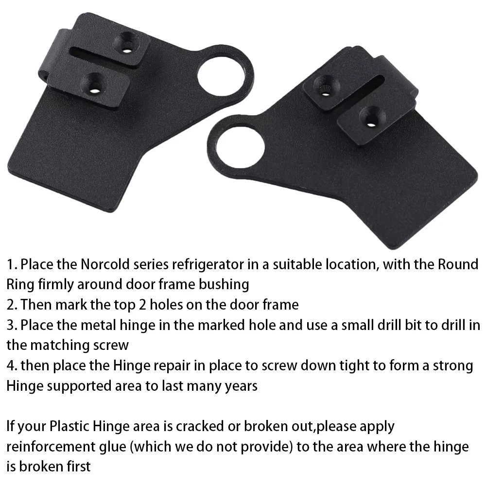Motorhome Refrigerator Door Hinge Repair Kit 634166 Suitable For Norcold Polar N7 N8 Series Motorhome Spare Parts