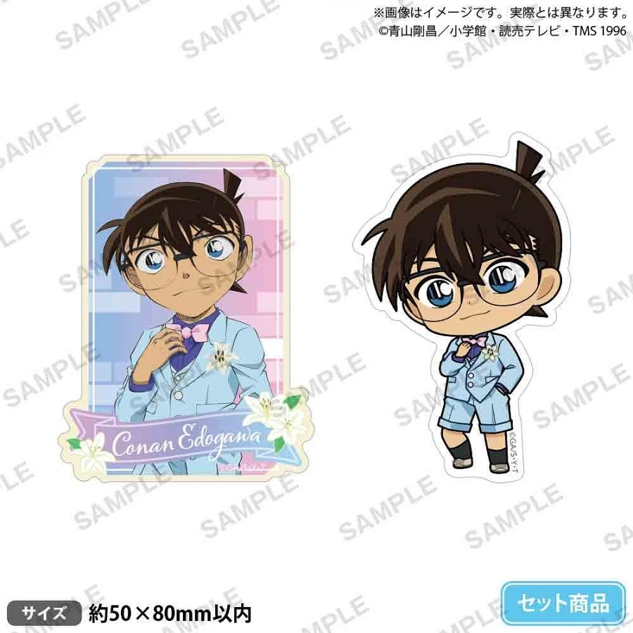 

Japan Bushiroad Goods Detective Conan Mini Sticker Suit Smock Ver