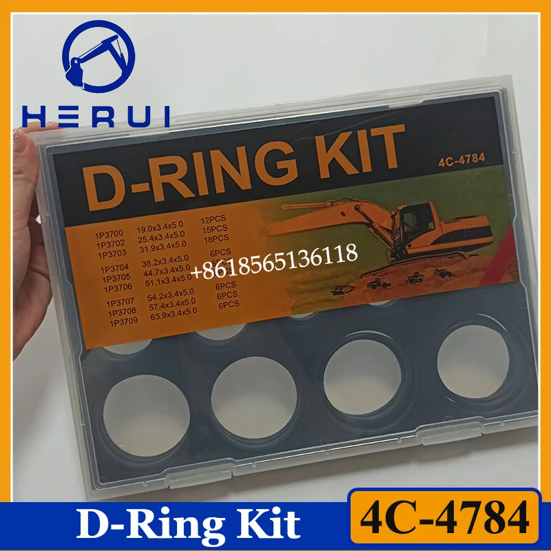 4C-4784 Excavator Oil Seal Box 4C4784 D-ring Kit O Ring Box 1P3700 1P3702 1P3703 1P3704 1P3705 1P3706 1P3707 1P3708