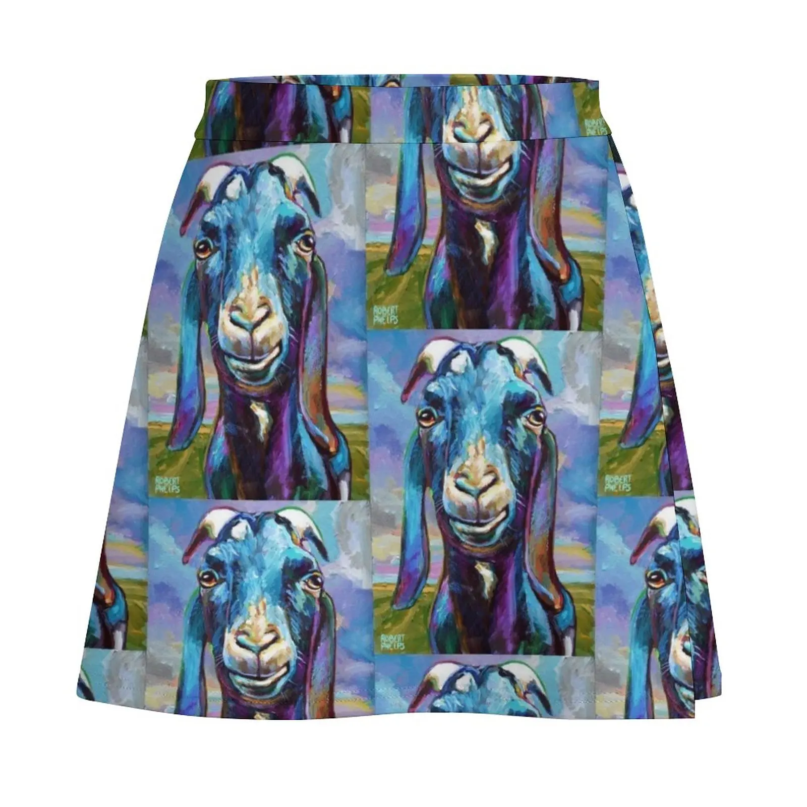 Black Farm Goat On a Beautiful Day Mini Skirt Evening dresses korean summer clothes