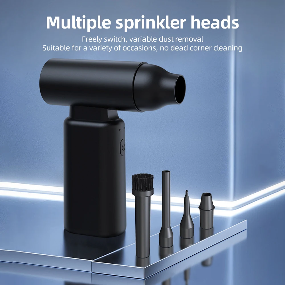 2 in 1 Compressed Air Duster and Inflator 3 Gear Adjustable 67000RPM Electric Air Duster with Brushless Motor Rechargeable