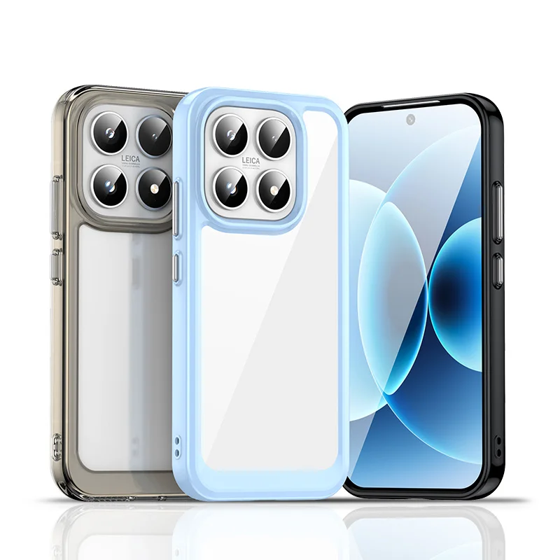 Transparente bunte TPU-Hülle für Xiaomi 17 Mi 17 5G Schutzhülle Clear Fundas Coque Capa