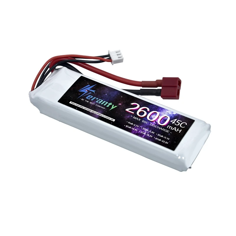 Wltoys144001 2S 7.4 V 2600MAh แบตเตอรี่ Lipo Charger ชุด T Plug สำหรับ Wltoys 1/14 144001 RC รถเรือ Lipo แบตเตอรี่อะไหล่