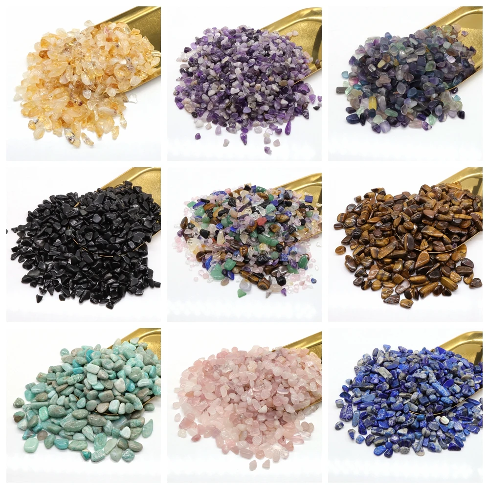 Natural Crystals and Stones Healing Mineral Gravel Specimen Bulk Wholesale Colorful Agates for Aquarium Home Decoration DIY