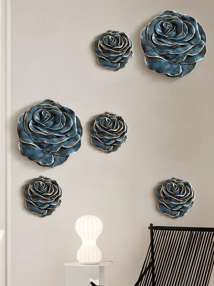 

Resin 3D Rose Flower Wall Decor, Crafts, Home Decor, Living Room, Office, Study Background, Wall Hangings