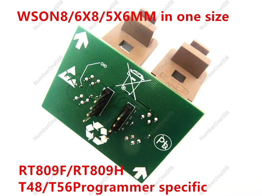 QFN8 WSON8 MLF8 MLP8 DFN8 to DIP8 IC Test Socket Adapter Converter for 6x5mm 8x6mm Chip Programming Debug
