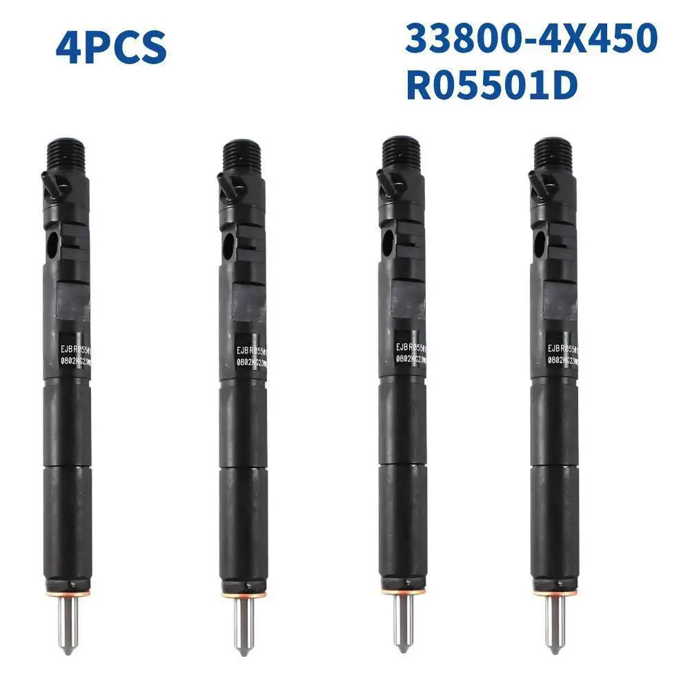 

4x EJBR05501D 33800-4X450 Diesel Common Rail Injector for Hyundai KIA BONGO 3 K2900 2.9L