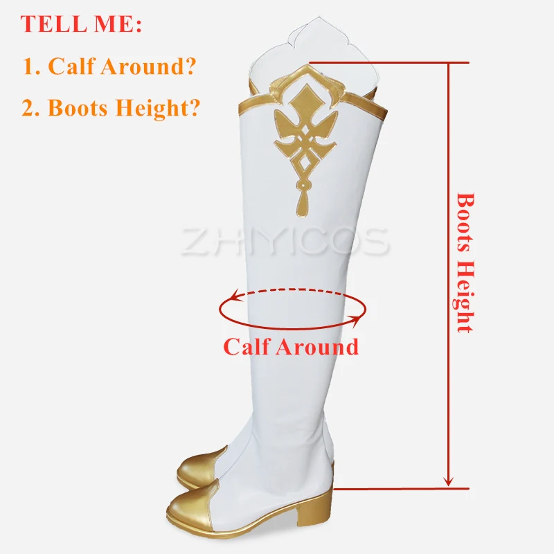 Chaussures de Cosplay Genshin Impact pour Femme, Bottes Ambre, Carnaval, Halloween, Taille 35-48, Nouveau Jeu